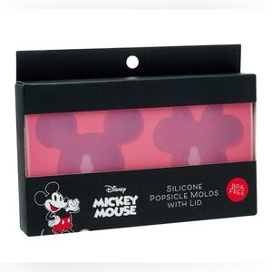 DISNEY MICKEY MOUSE 2-Piece Silicone Popsicle Mold With Lid new in box